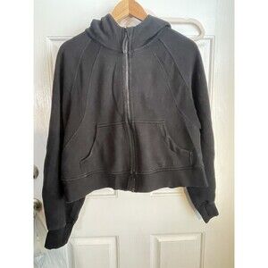 Lululemon Scuba Hoodie Womens Medium/Large Black Pullover
